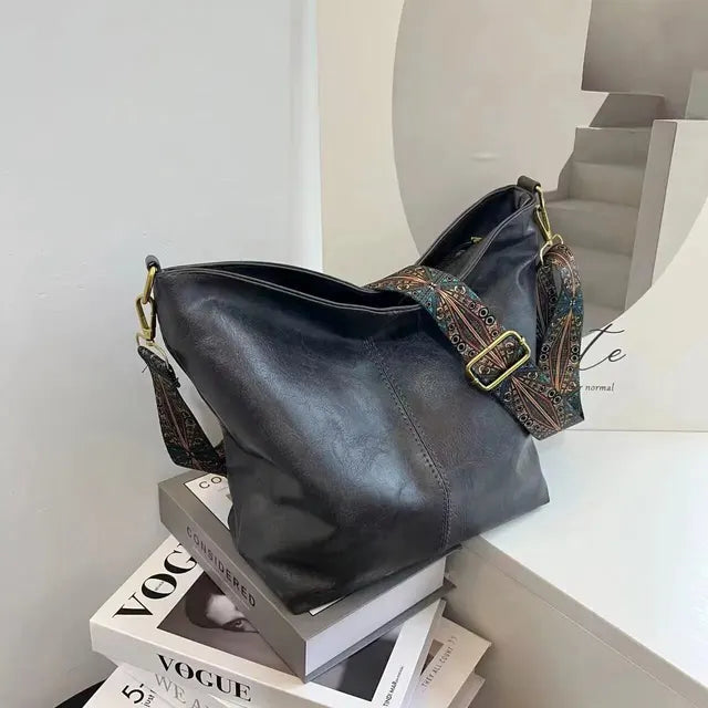 Mumbai | Stylische Vintage Schultertasche