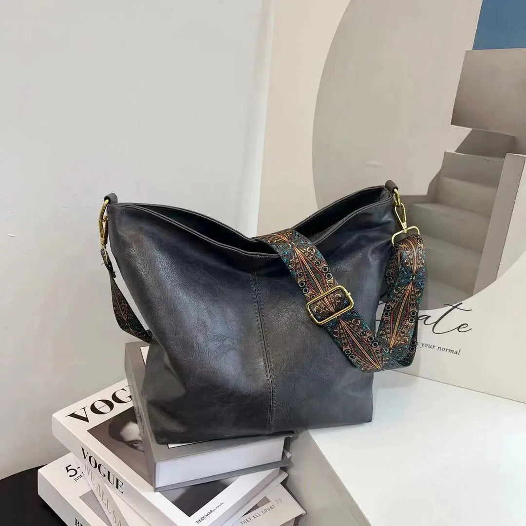 Mumbai | Stylische Vintage Schultertasche
