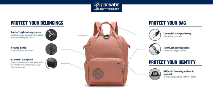 Vaduz | Anti‑Diebstahl Citysafe Rucksack