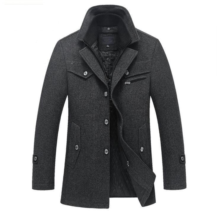 Ricci | Eleganter Woll-Peacoat für Herren