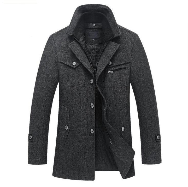 Ricci | Eleganter Woll-Peacoat für Herren