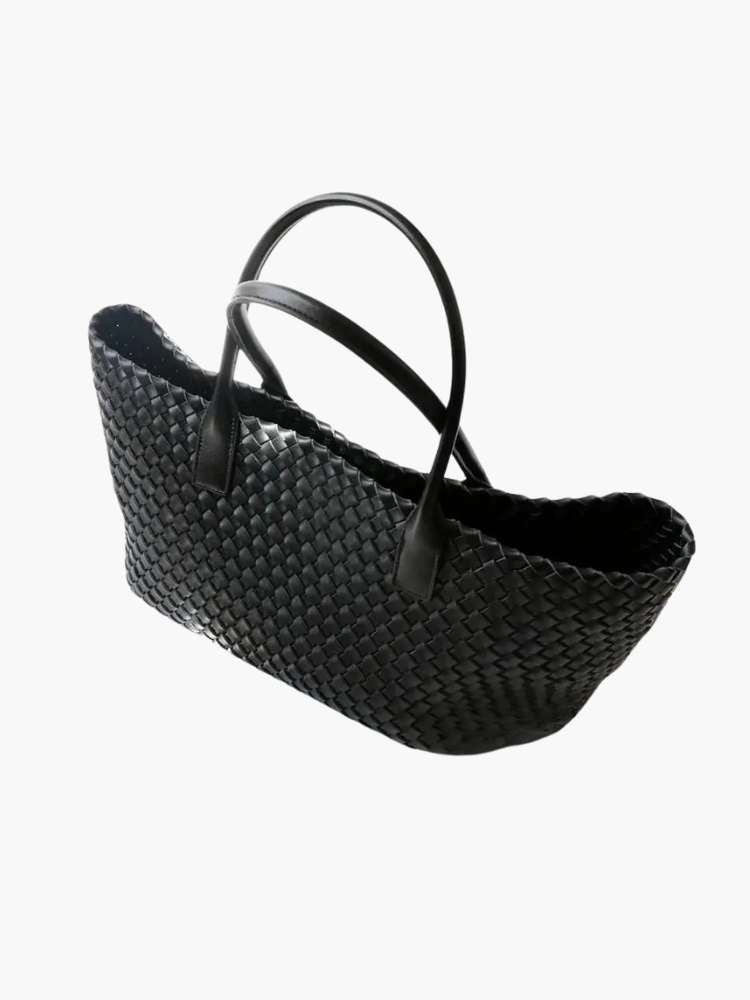 Oranjestad | Geflochtene Leder‑Tote