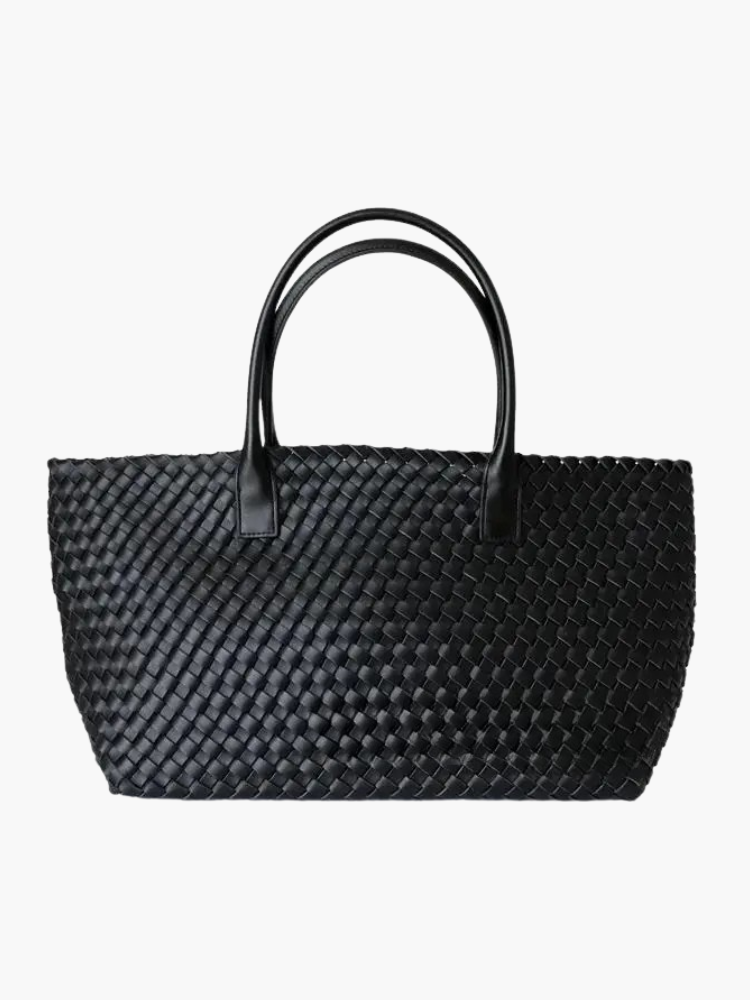 Antibes | Geflochtene Leder Tote Bag