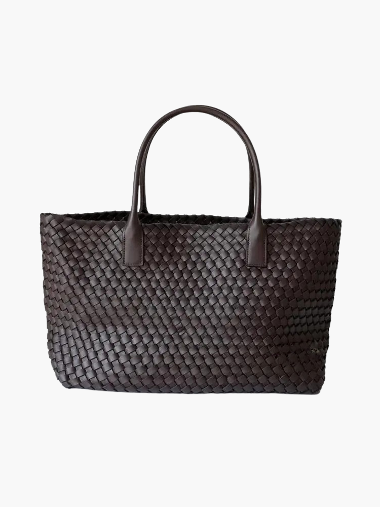 Antibes | Geflochtene Leder Tote Bag