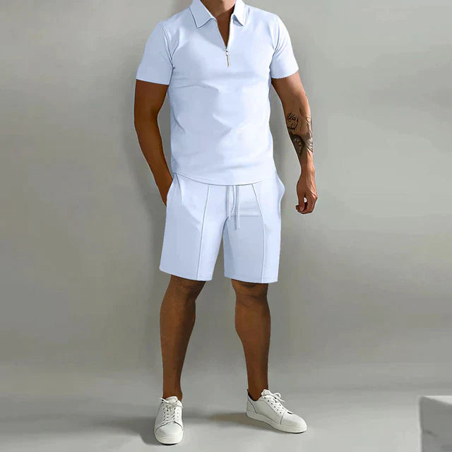 Manfrid | Luxuriöses Polo und Shorts Sommerset für Männer