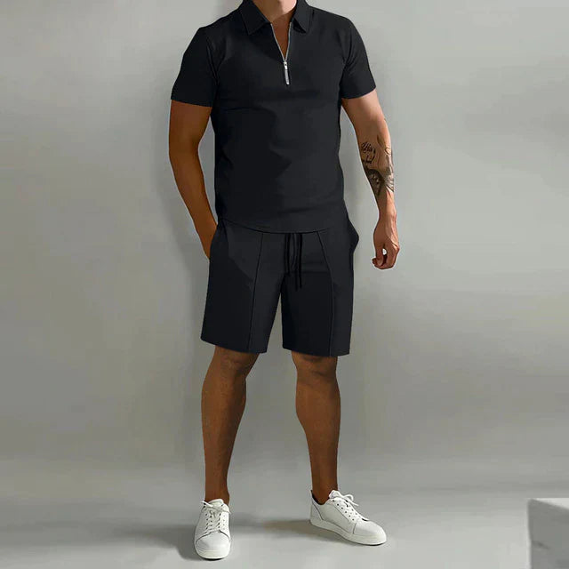 Manfrid | Luxuriöses Polo und Shorts Sommerset für Männer
