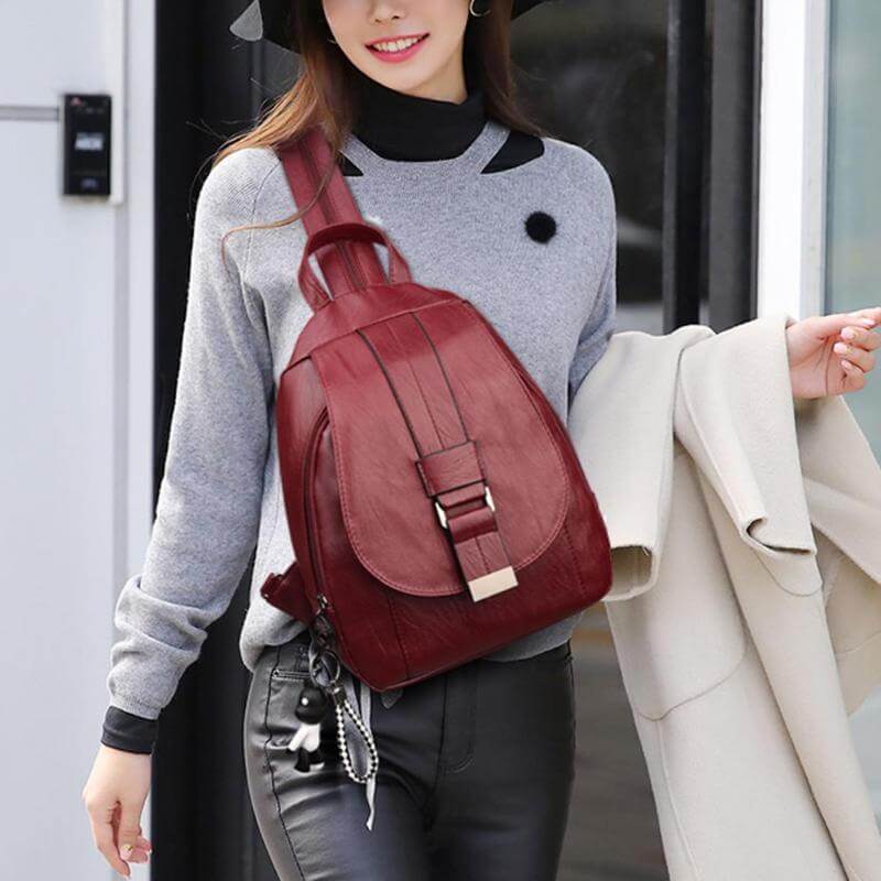 Kumamoto | Stilvoller Leder Rucksack für Alltag