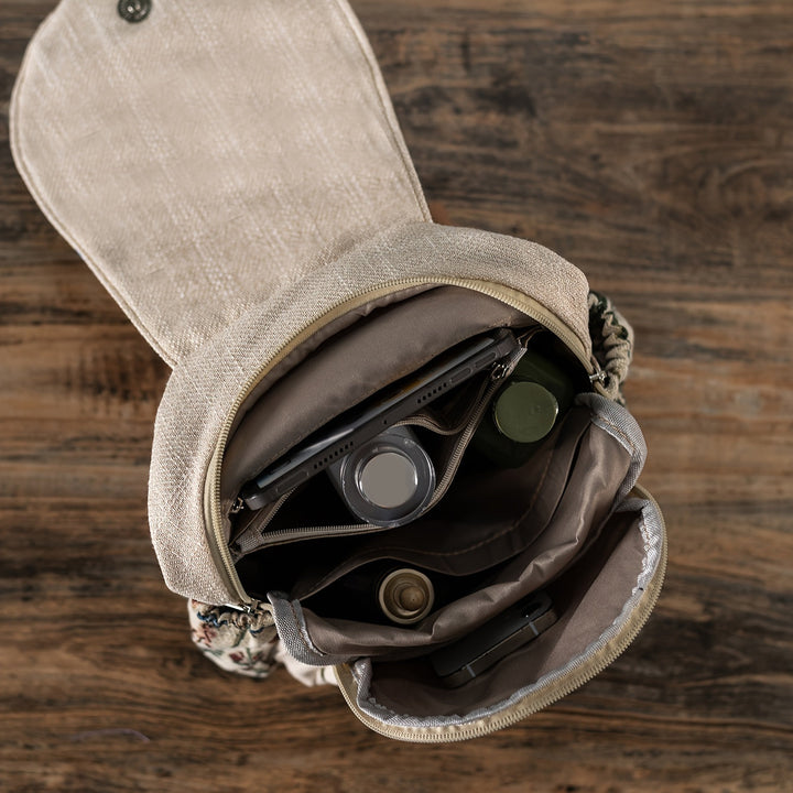 Hangzhou | Handgefertigter Ethno-Rucksack mit Stickerei