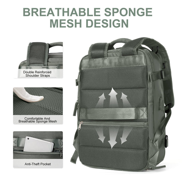 Menongue | großer wasserdichter Reisetaschen-Rucksack