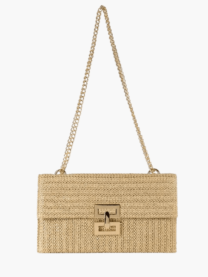 Corrientes | Geflochtene Raffia-Schultertasche