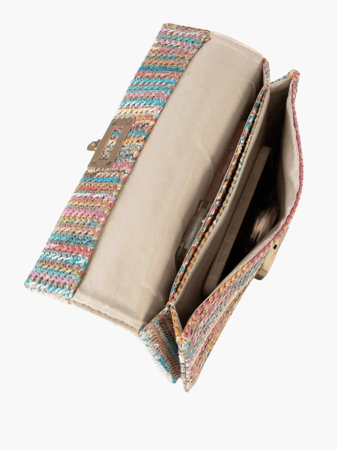 Corrientes | Geflochtene Raffia-Schultertasche