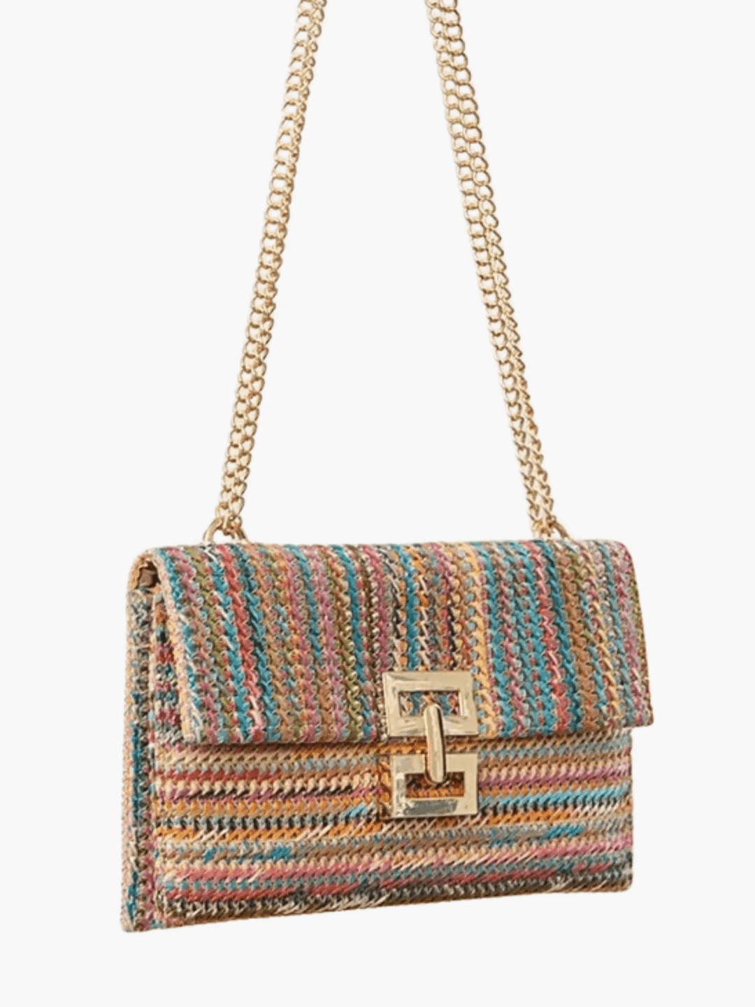 Corrientes | Geflochtene Raffia-Schultertasche