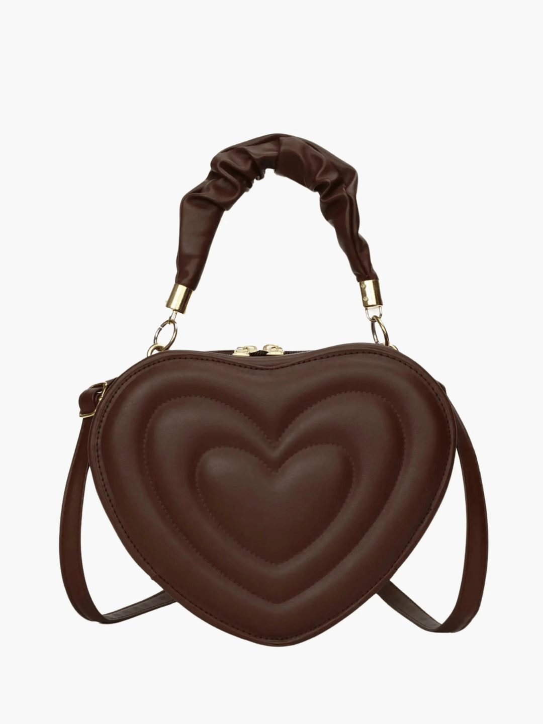 Warri | verspielte Herz‑Form‑Ledertasche