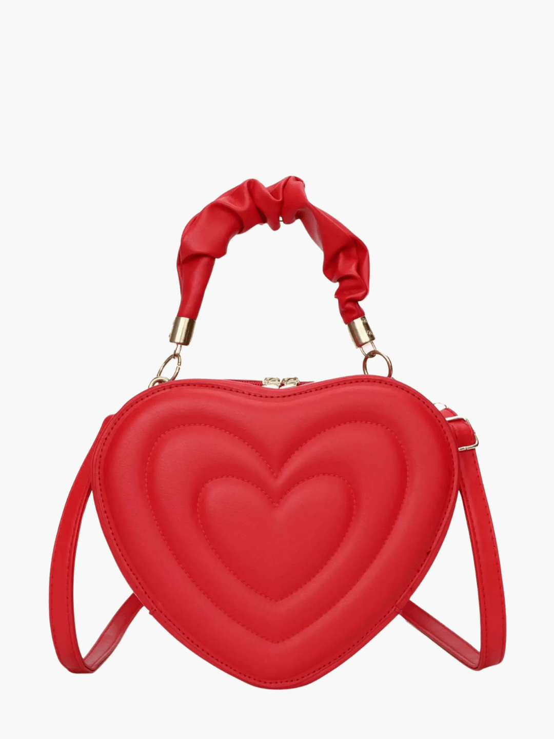 Warri | verspielte Herz‑Form‑Ledertasche