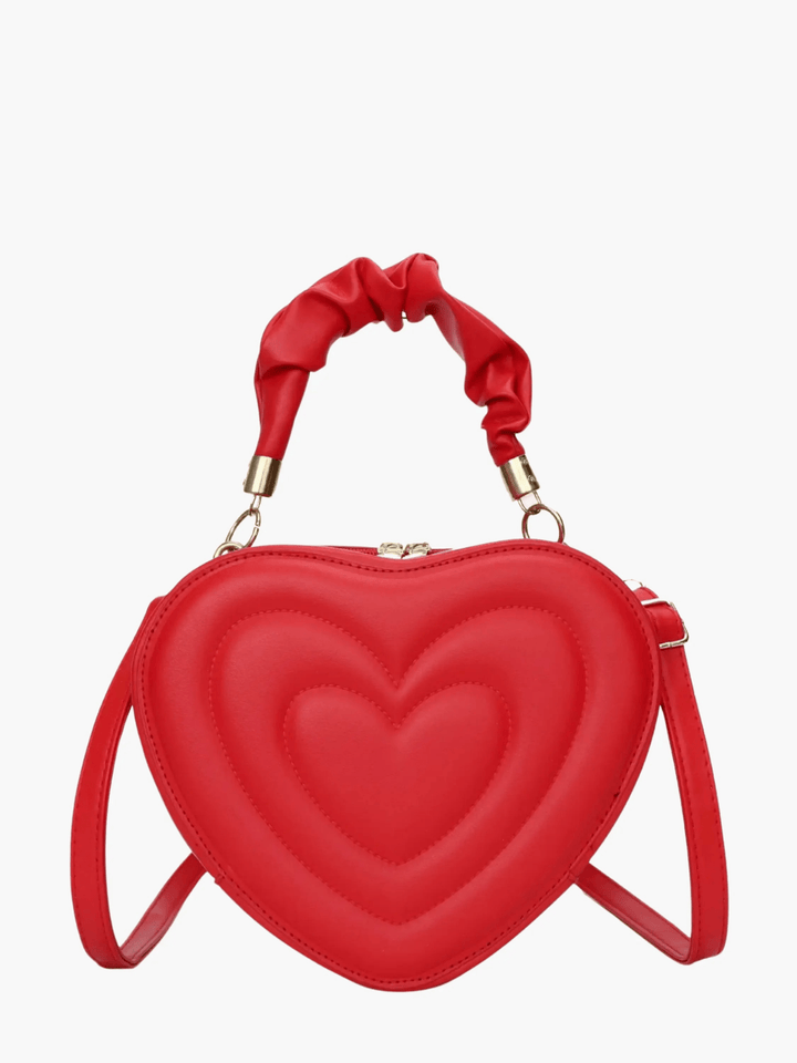 Warri | verspielte Herz‑Form‑Ledertasche