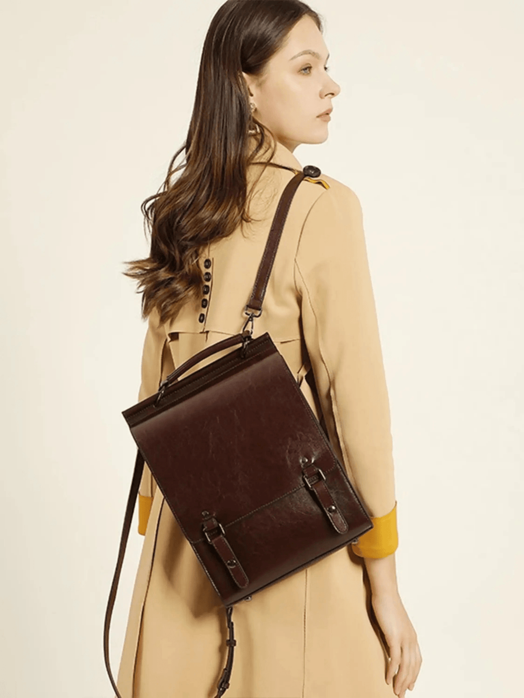 Seville | Klassischer Vintage Rucksack Leder