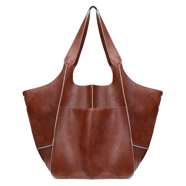 Beirut | Vintage Kunstleder Hand‑ & Schultertasche
