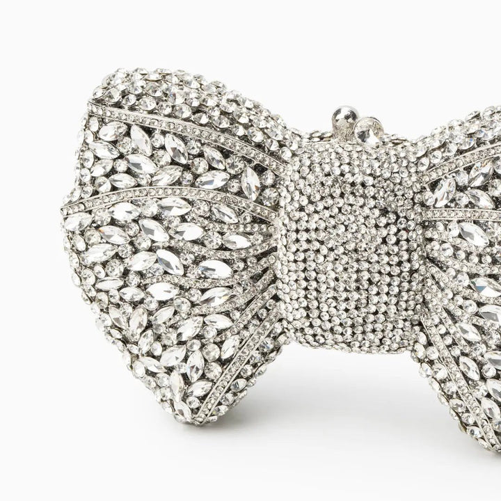 Charlestown | Kristall‑Strass Schleifen‑Clutch