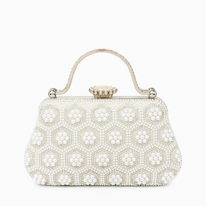 Providence | Perlen‑&‑Kristall Abendhandtasche