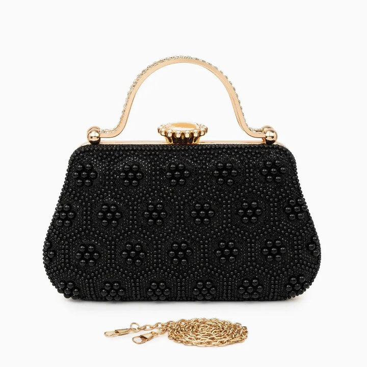 Providence | Perlen‑&‑Kristall Abendhandtasche