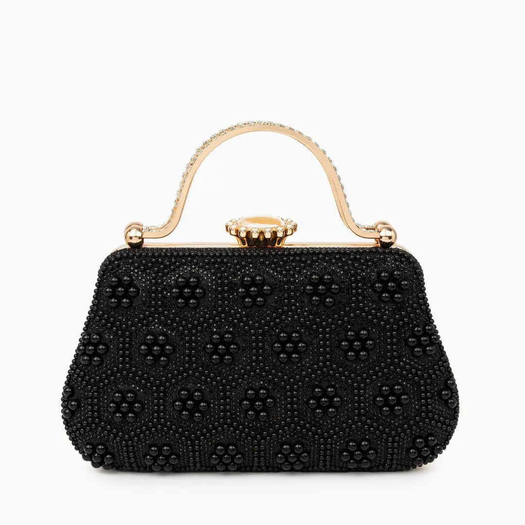 Providence | Perlen‑&‑Kristall Abendhandtasche