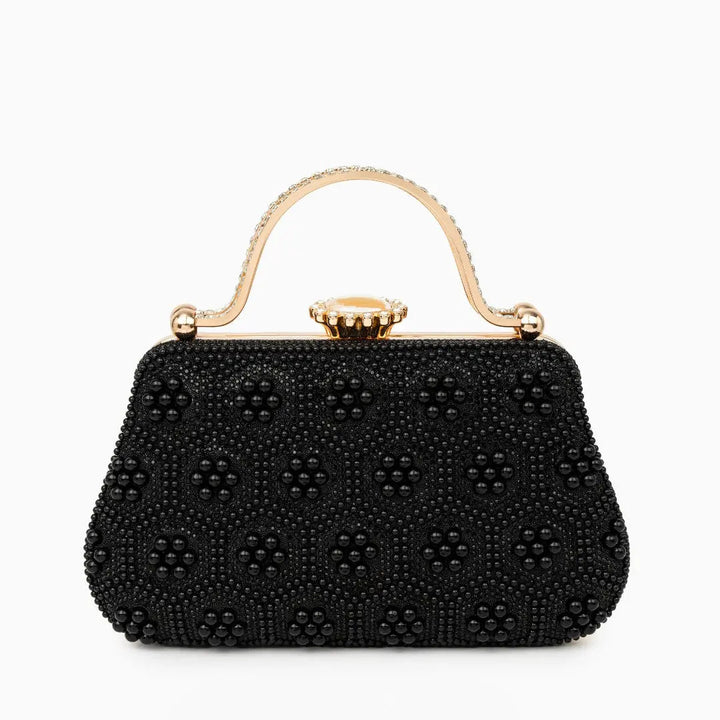 Providence | Perlen‑&‑Kristall Abendhandtasche