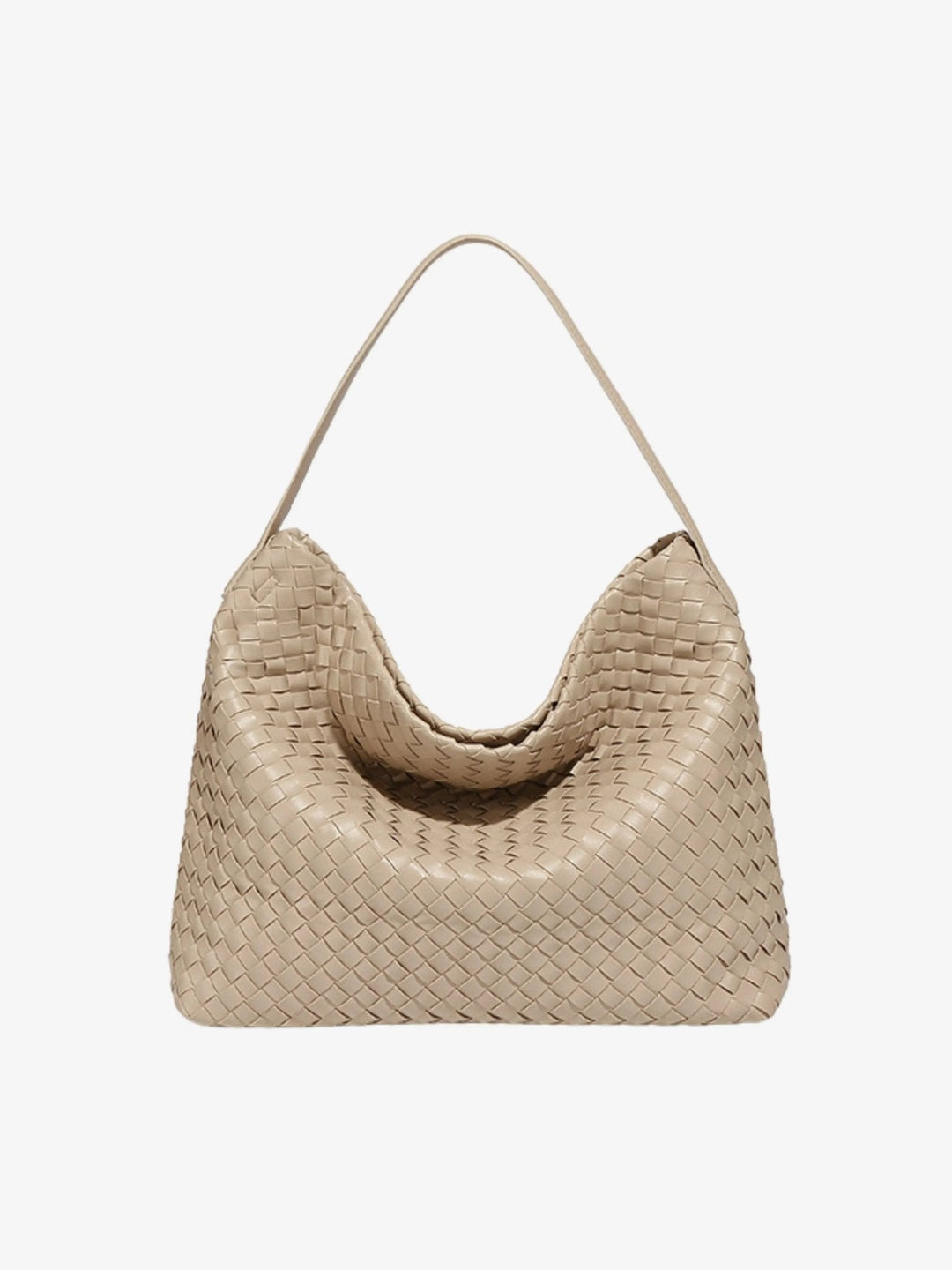 Najaf | Geflochtene Schultertasche aus Leder