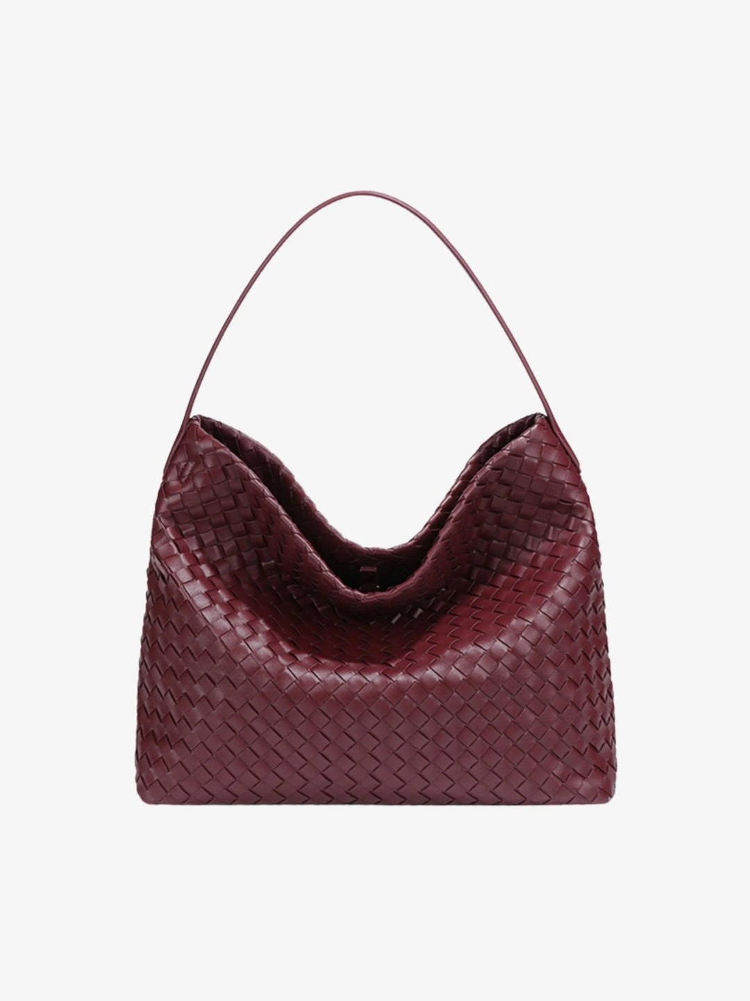 Najaf | Geflochtene Schultertasche aus Leder
