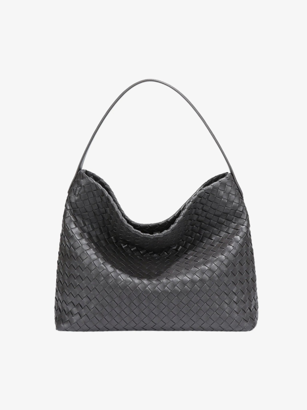 Najaf | Geflochtene Schultertasche aus Leder