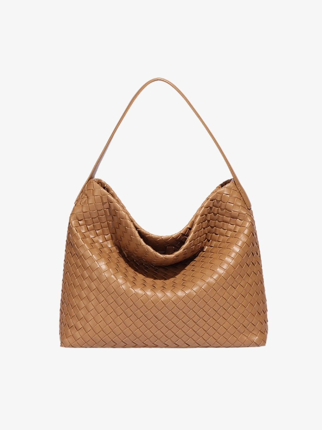 Najaf | Geflochtene Schultertasche aus Leder
