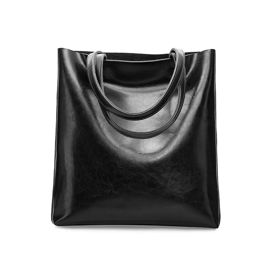 Patna | Minimalistische Leder‑Tote für Alltag