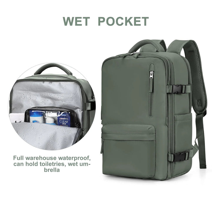 Menongue | großer wasserdichter Reisetaschen-Rucksack