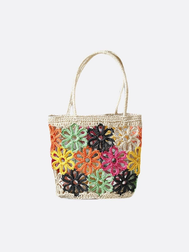 Mbouda | handgewebte Leder‑Half‑Moon Bag