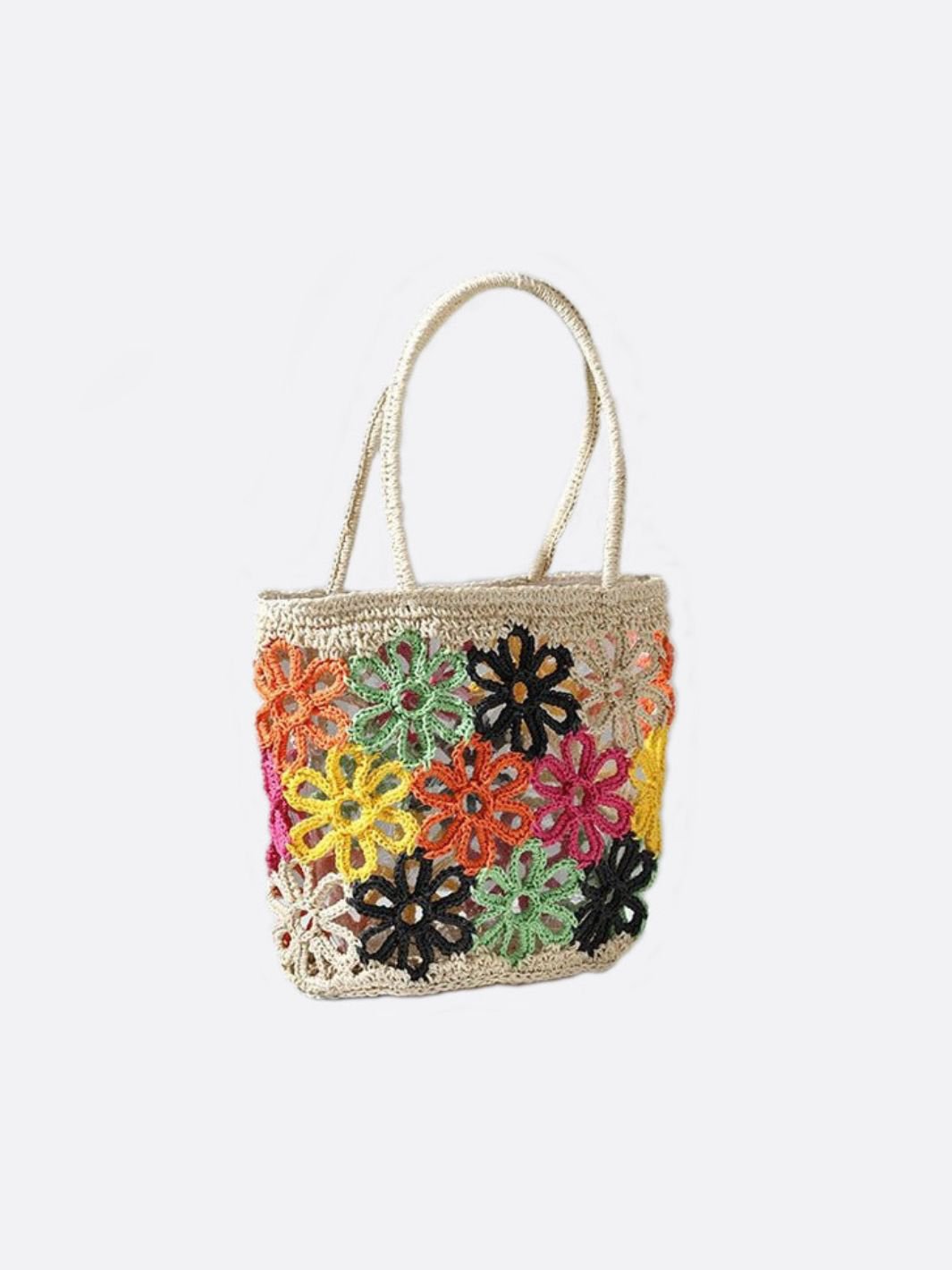 Mbouda | handgewebte Leder‑Half‑Moon Bag