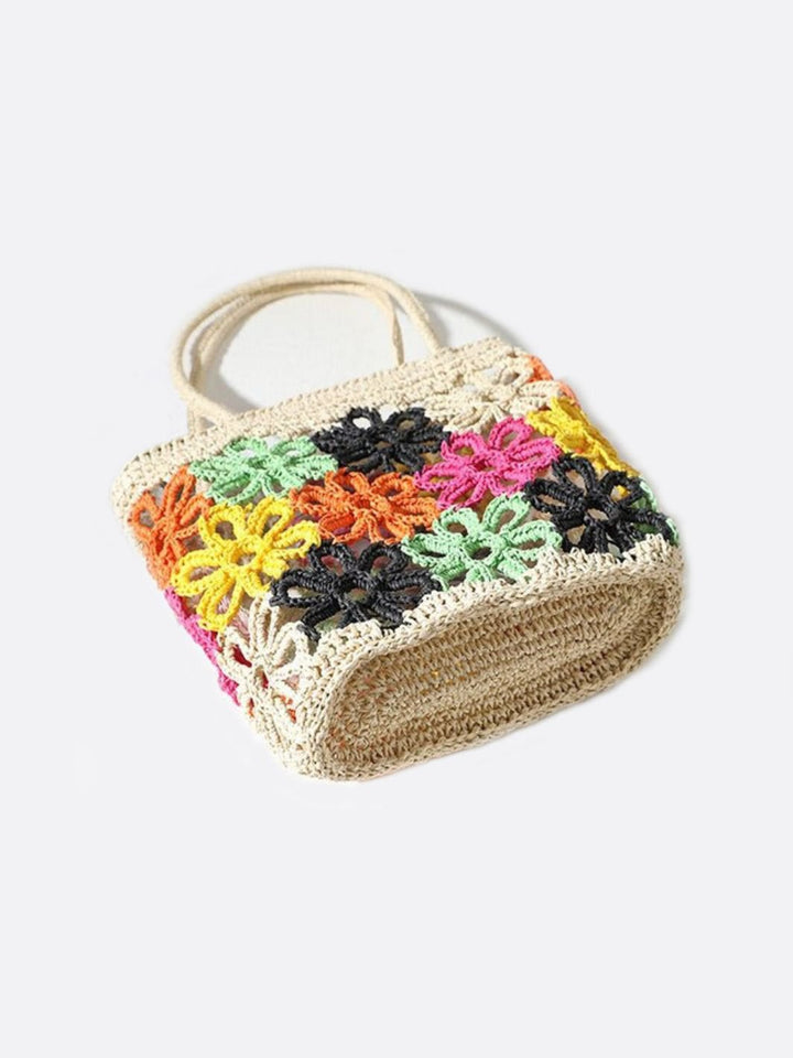 Mbouda | handgewebte Leder‑Half‑Moon Bag