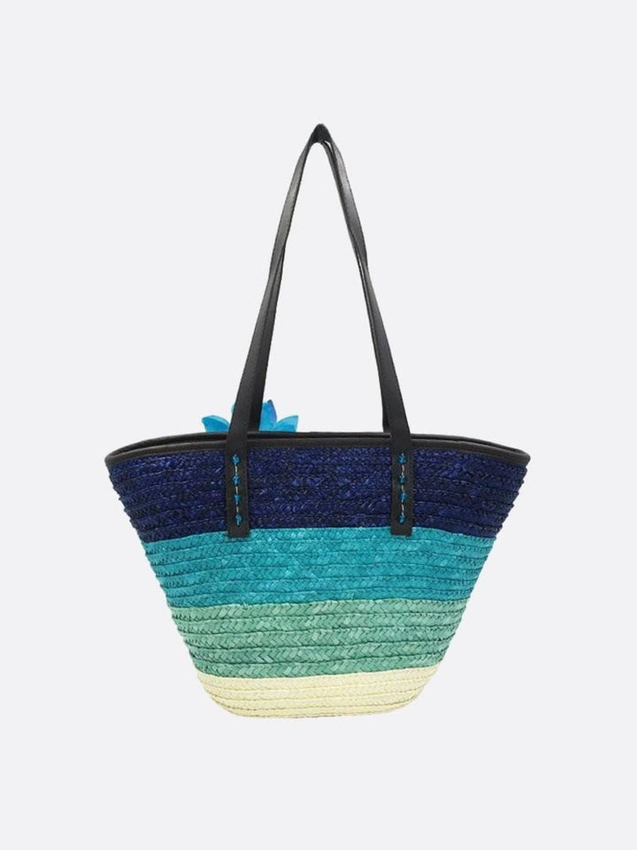 Bergamo | Bunte Strohtasche für Strandtage
