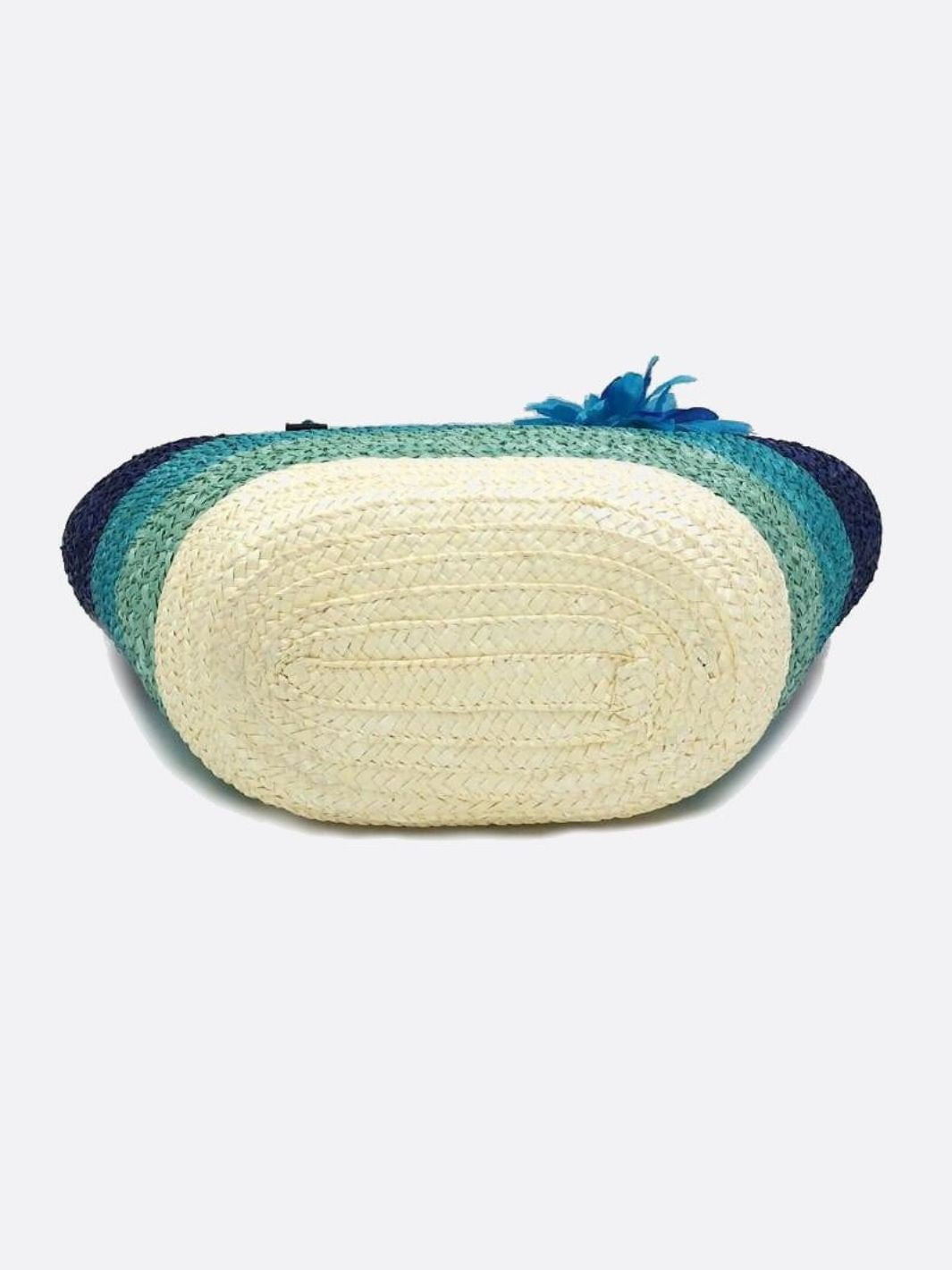 Bergamo | Bunte Strohtasche für Strandtage