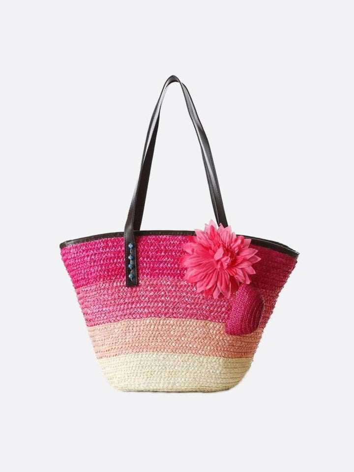 Bergamo | Bunte Strohtasche für Strandtage