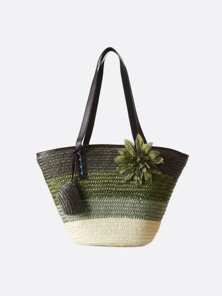 Bergamo | Bunte Strohtasche für Strandtage