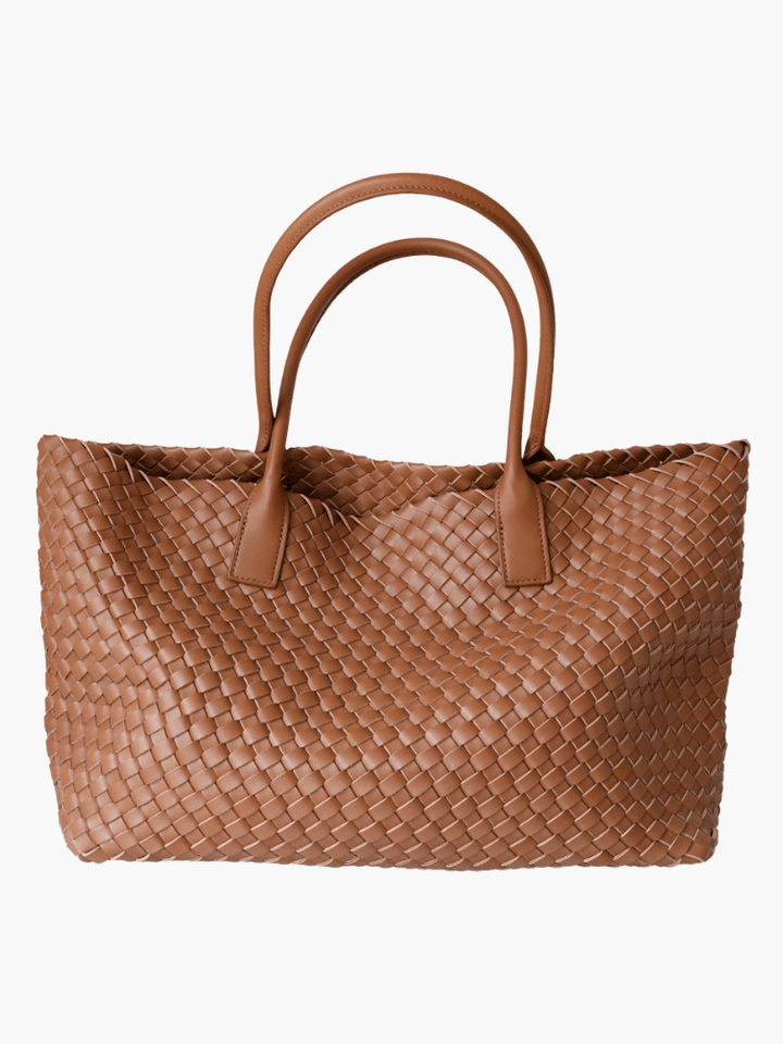 Antibes | Geflochtene Leder Tote Bag