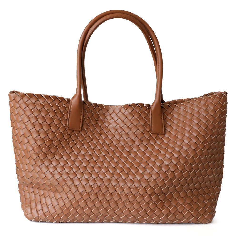 Antibes | Geflochtene Leder Tote Bag