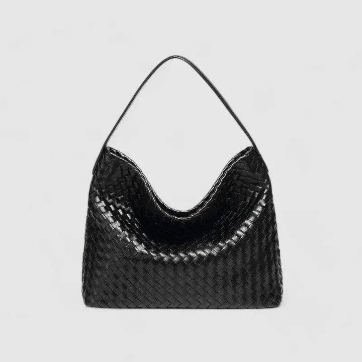 Laval | Gewebte Leder-Schultertasche