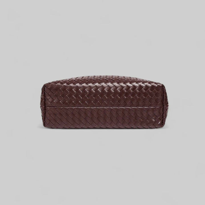 Laval | Gewebte Leder-Schultertasche