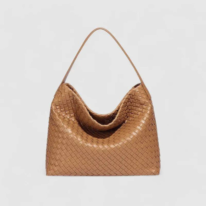 Laval | Gewebte Leder-Schultertasche