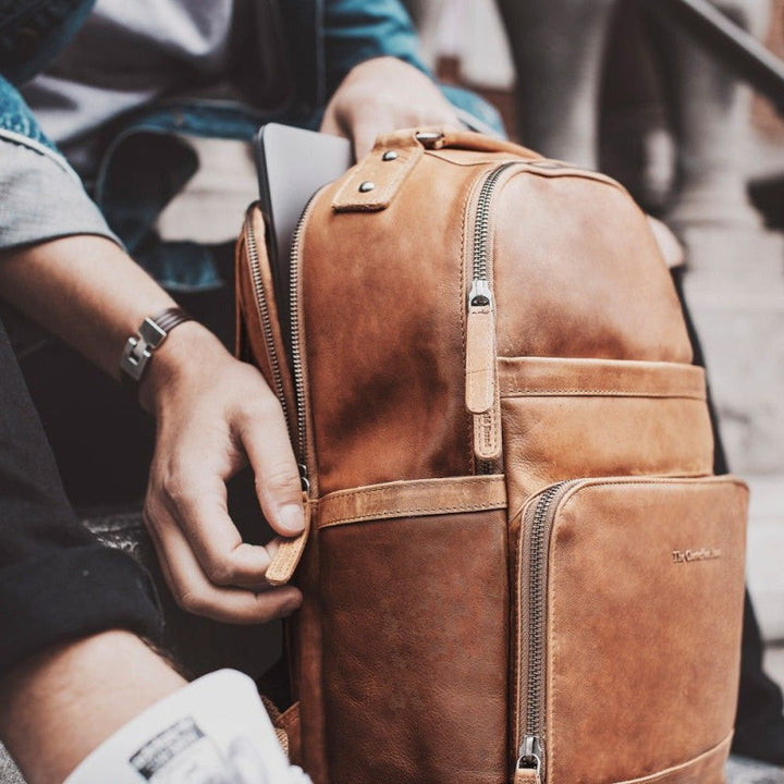 Oslo | Chesterfield Leder-Rucksack