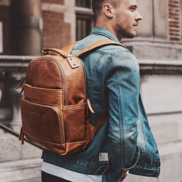 Oslo | Chesterfield Leder-Rucksack