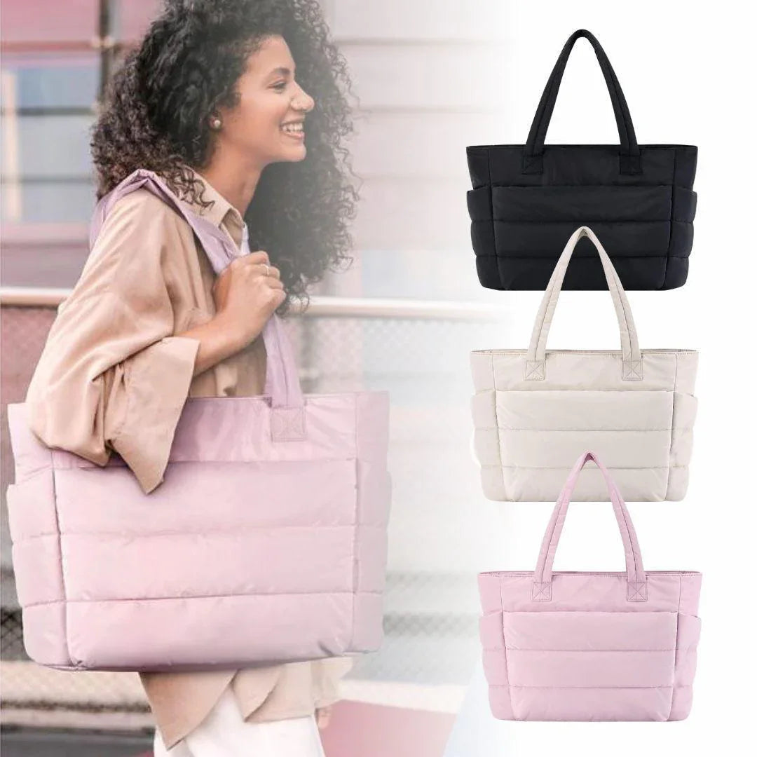 Chelsea | Große Gepolsterte Puffer Tote Bag