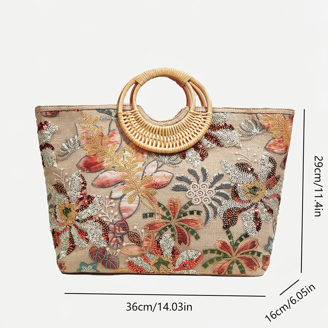 Chachapoyas | Bestickte Canvas Tote Bag