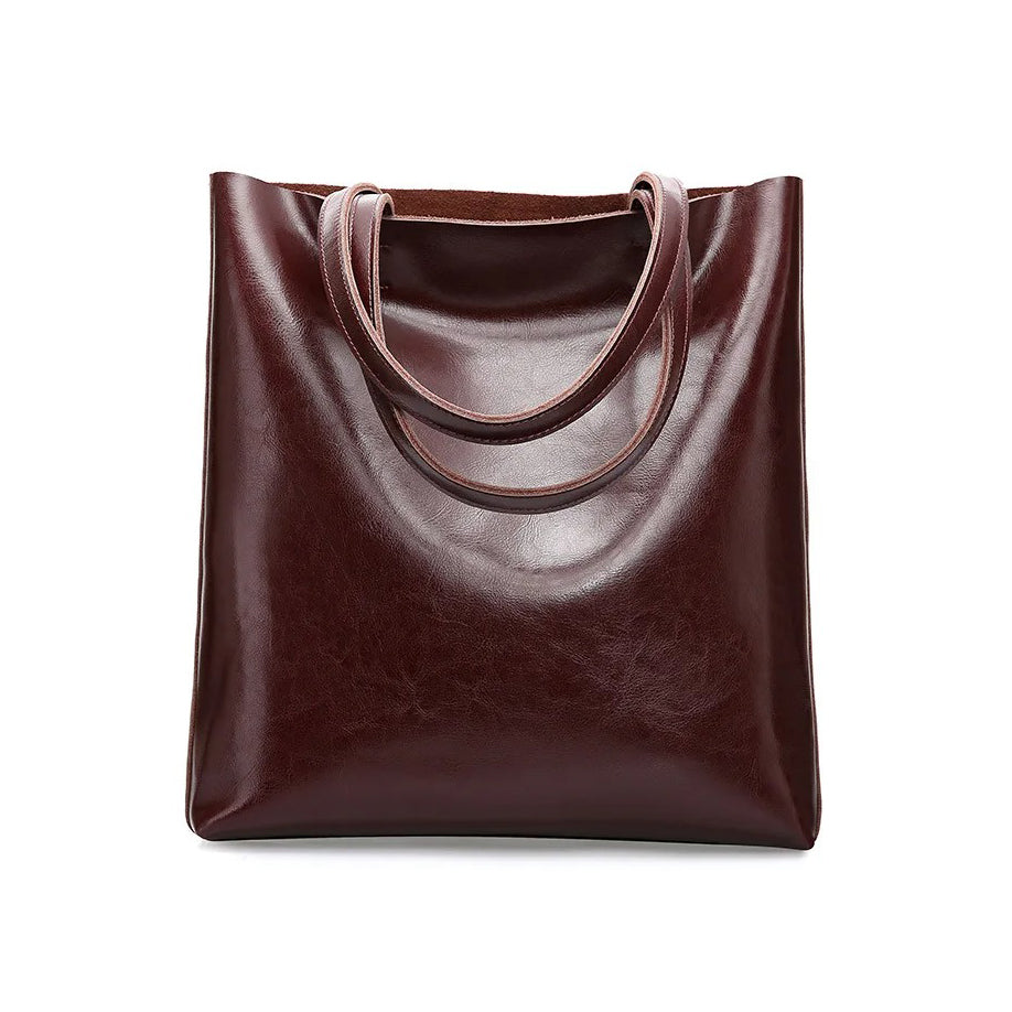 Patna | Minimalistische Leder‑Tote für Alltag