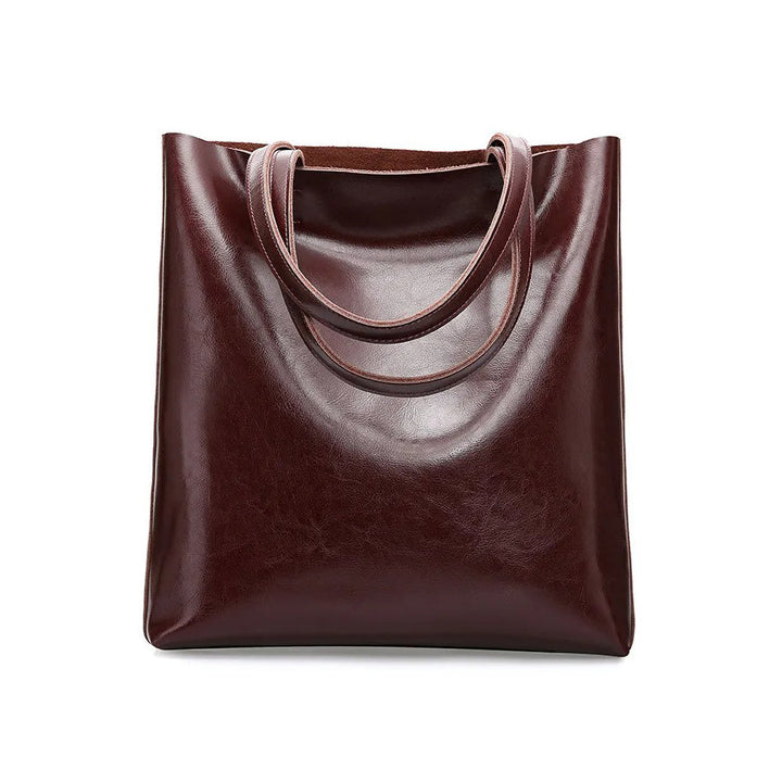 Patna | Minimalistische Leder‑Tote für Alltag